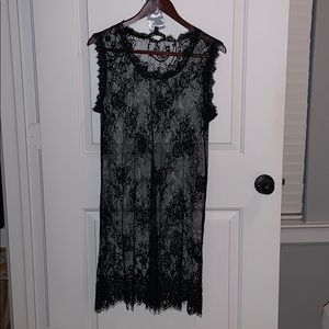 NWT Black lace dress